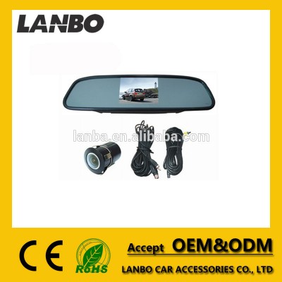 Outlets HD Witdth Lens Camera LCD Mirror Car Reversing Camera